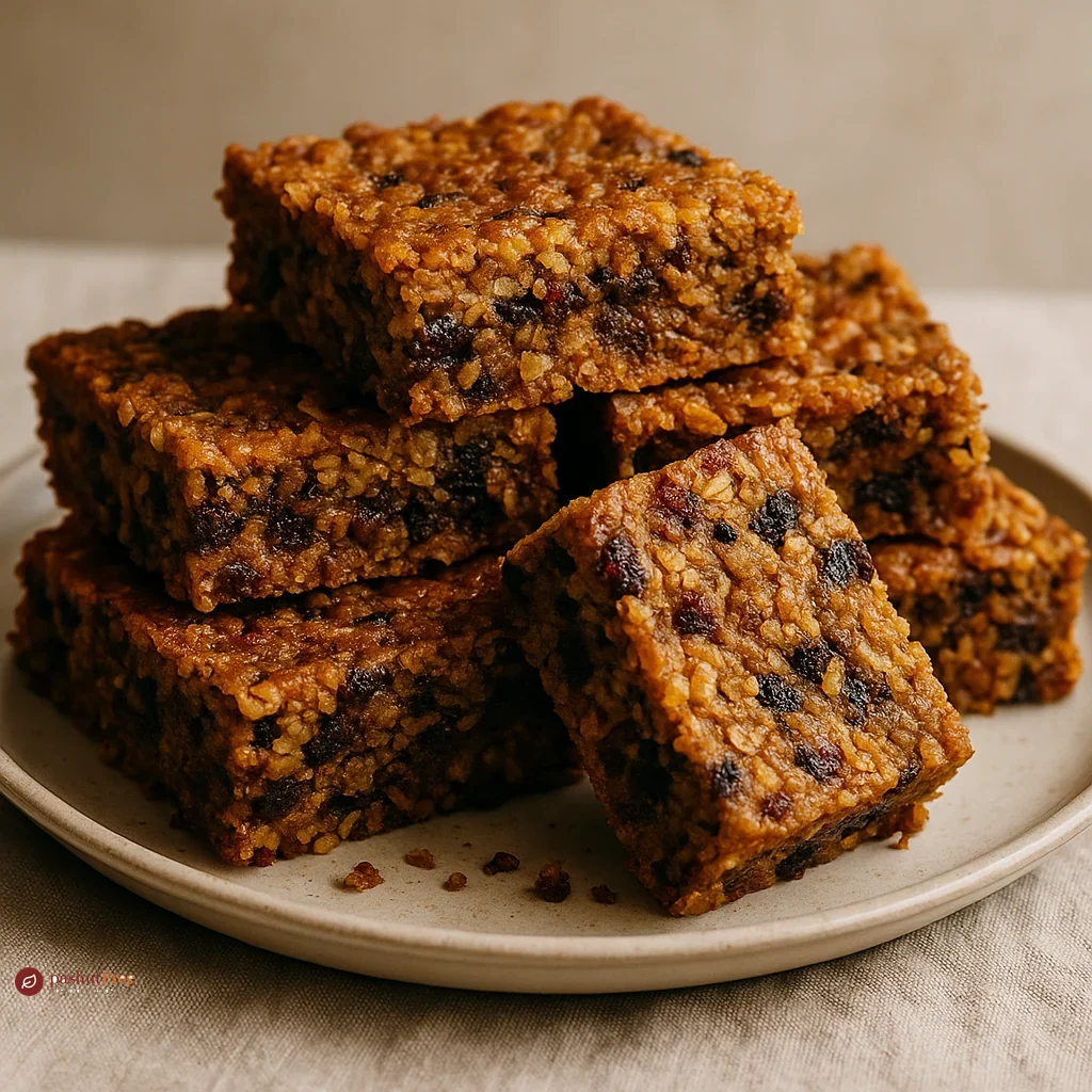 Christmas Pudding Flapjack