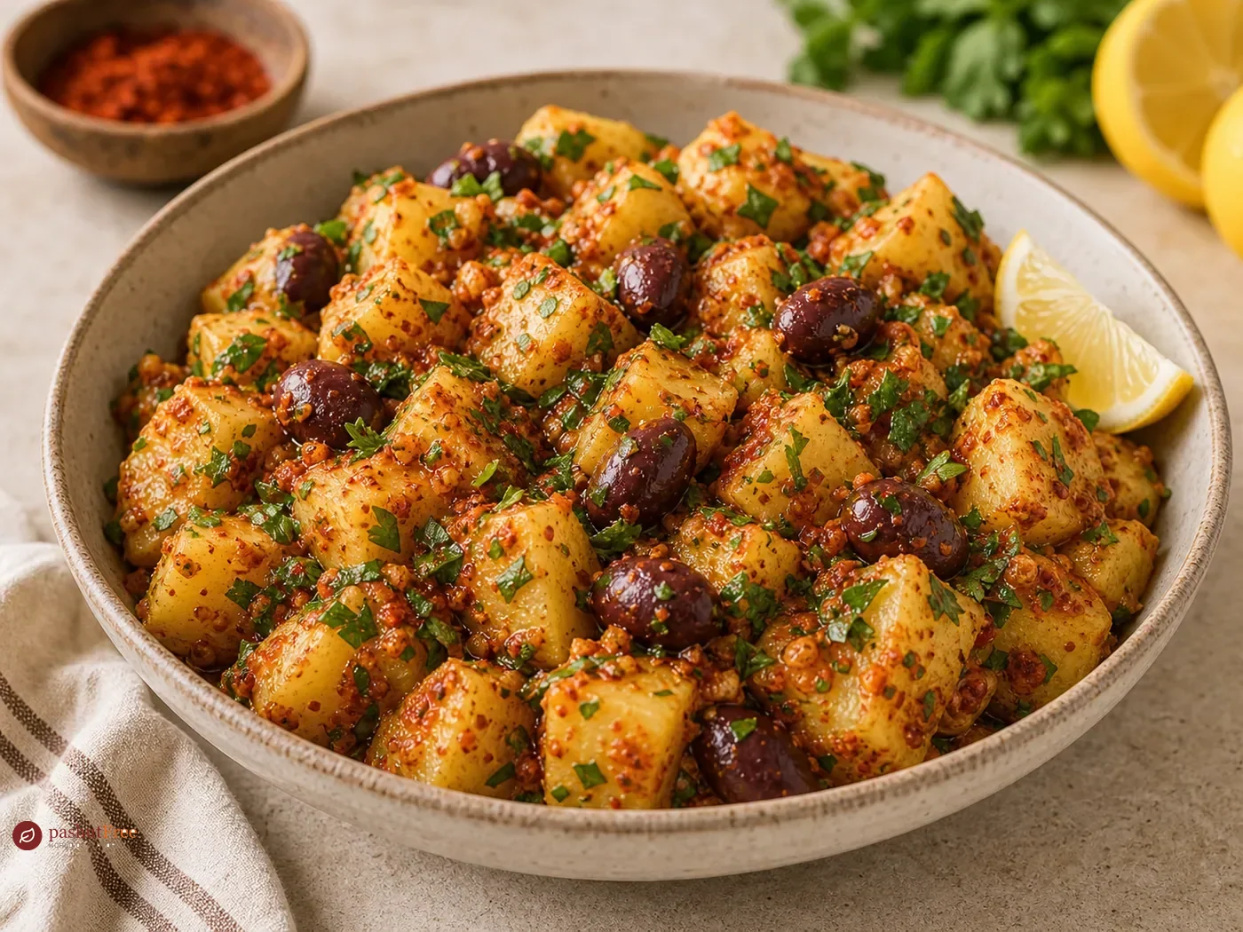 Ensalada de Patatas Picante del Norte de África
