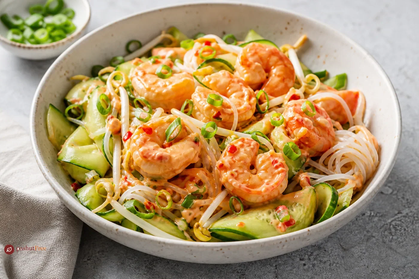 Bang bang prawn salad