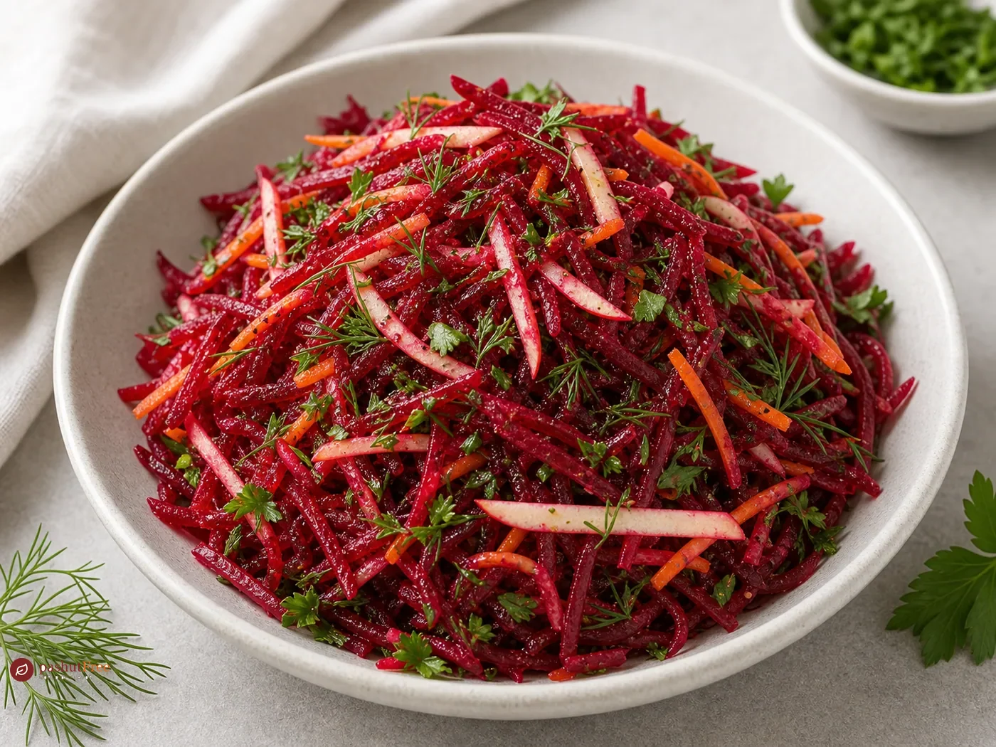 Ensalada de remolacha rallada (lista en 10 minutos)