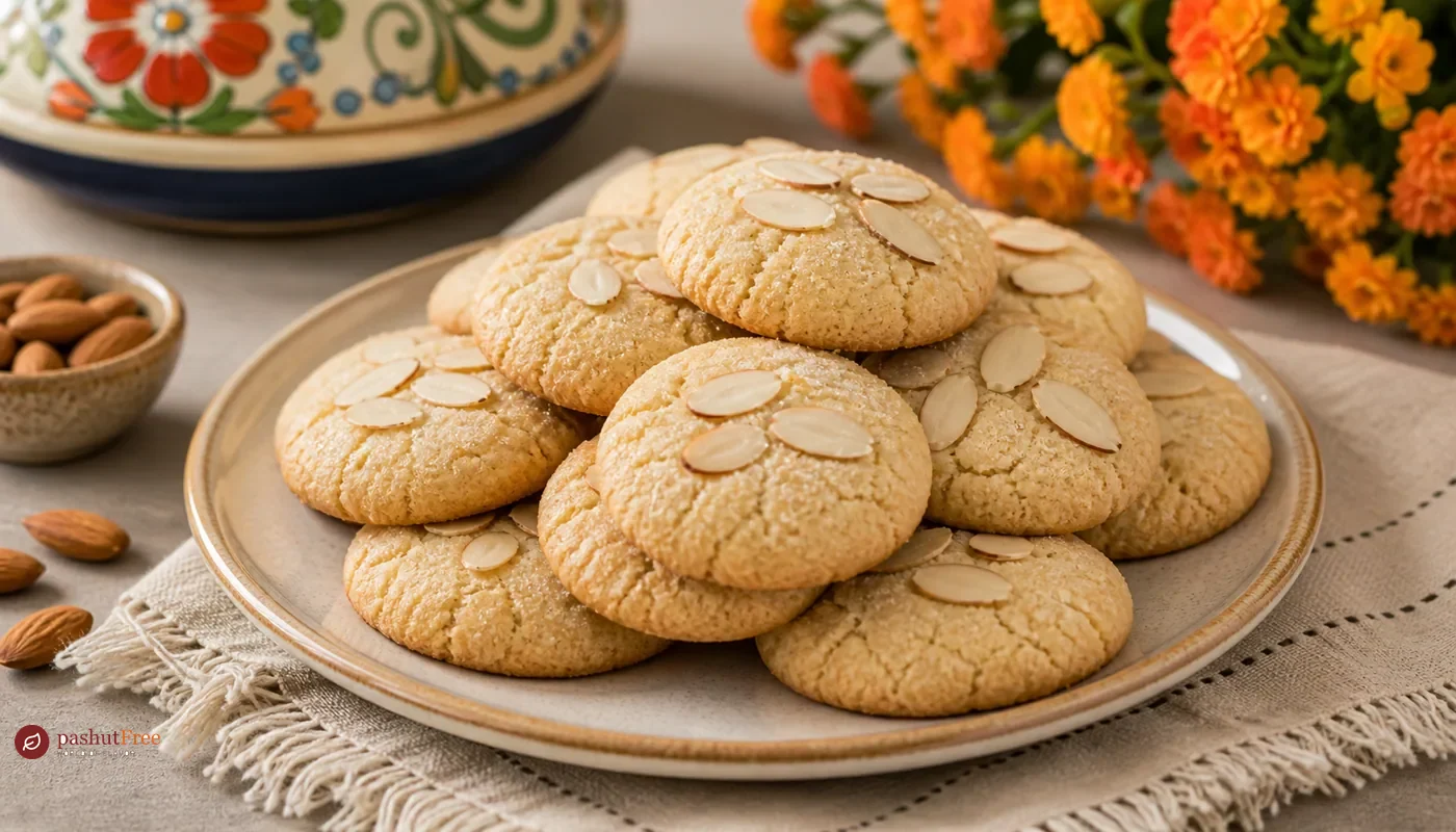 Finished homemade dish: Almond Celebration Cookies