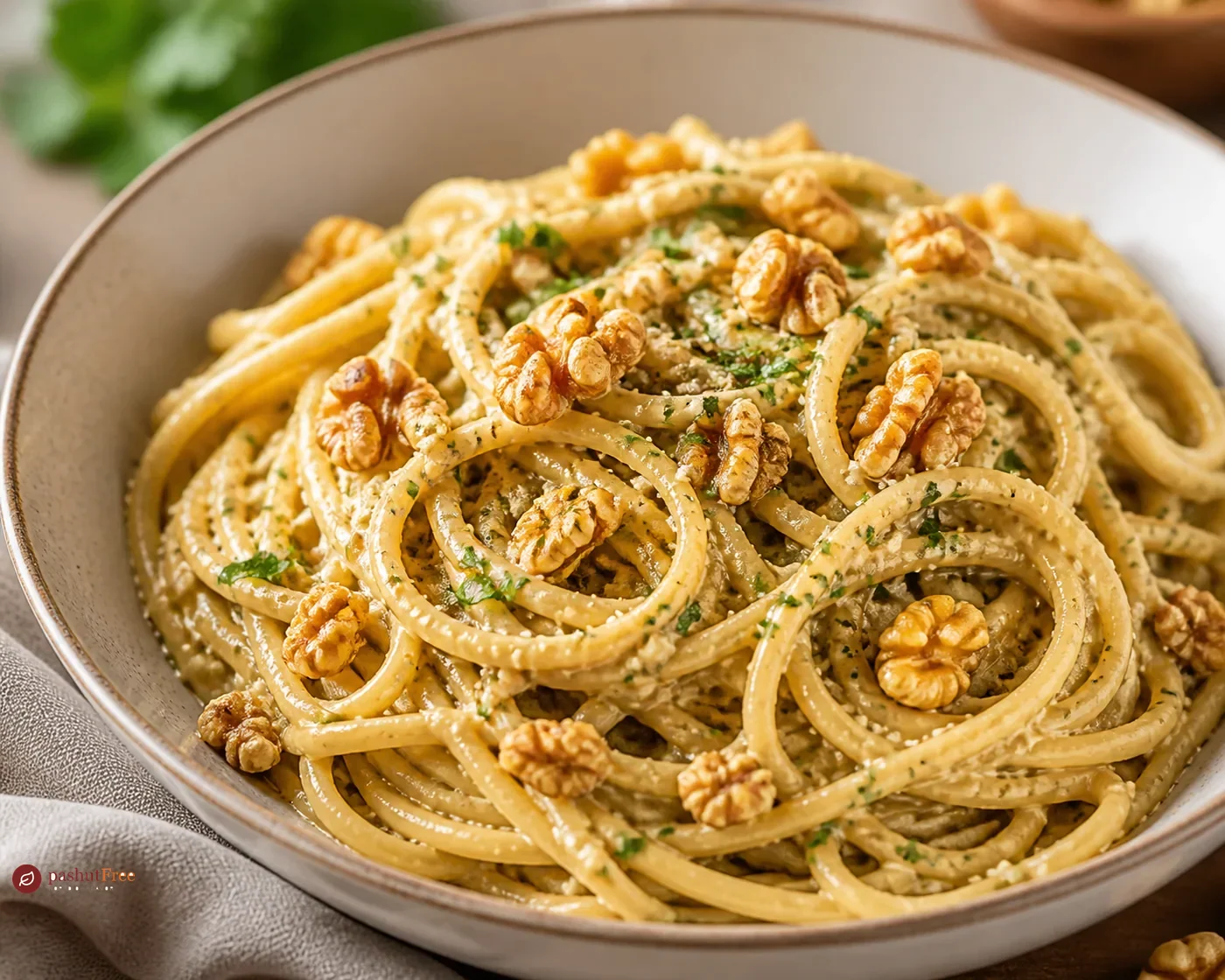 Vegan Walnut Pasta Sauce