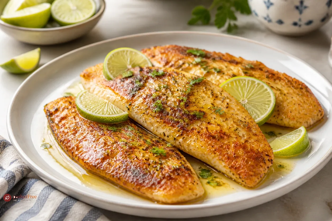 Crispy Honey Lime Tilapia