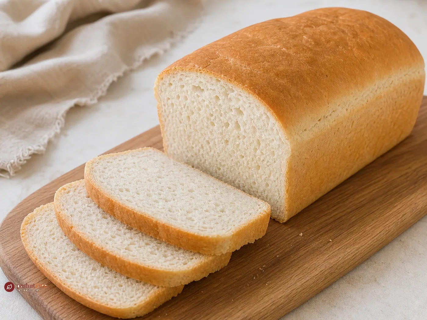 Pan blanco para panificadora