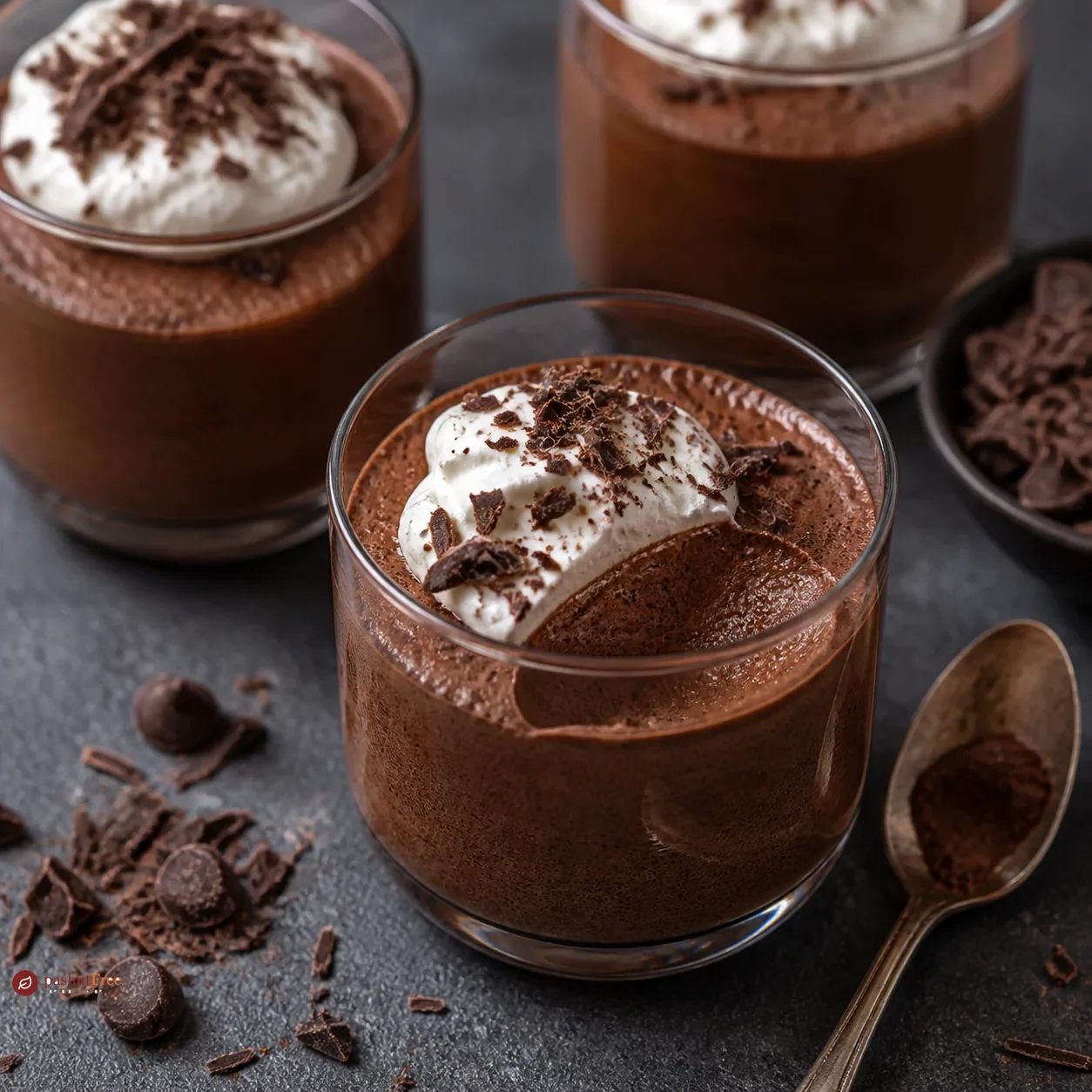 Rich Chocolate Mousse Without Dairy