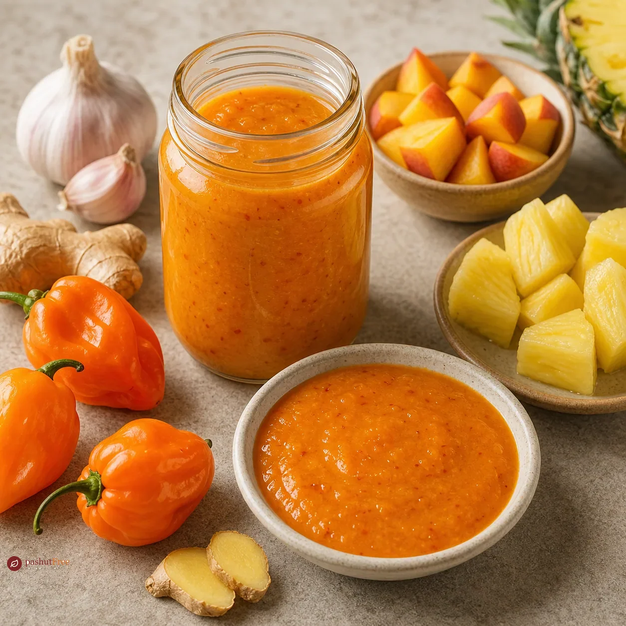 Salsa picante de habanero