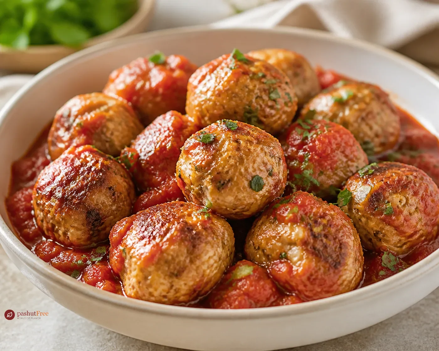 Albóndigas de pavo sin gluten