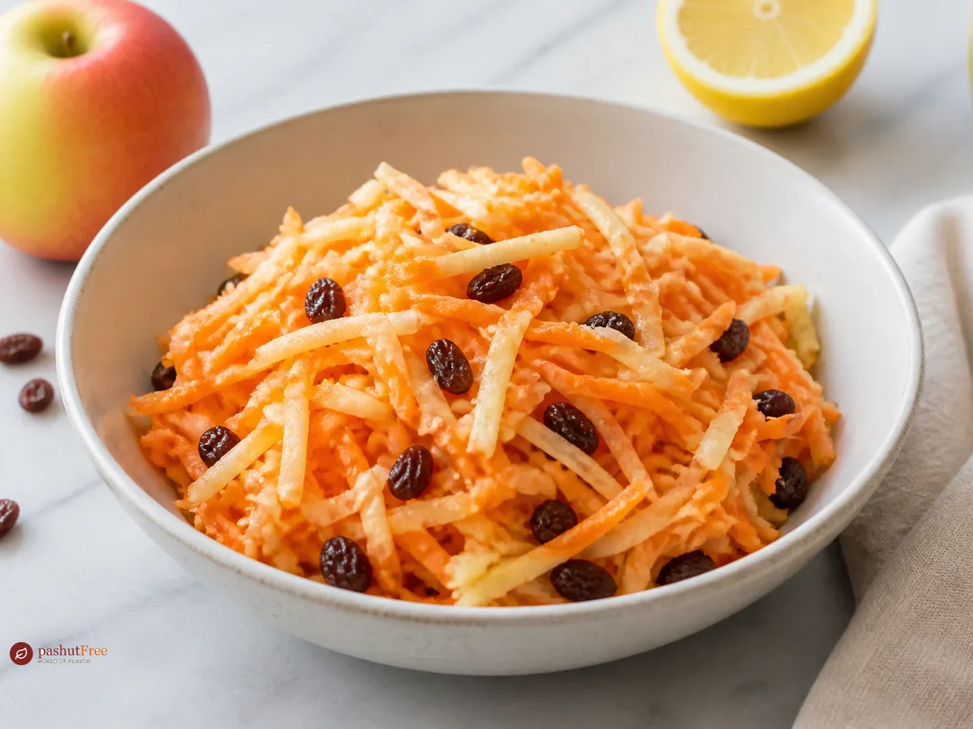 Ensalada checa de manzana y zanahoria