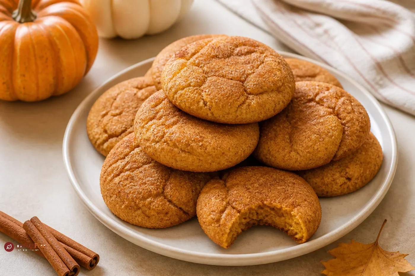 Pumpkin Snickerdoodle Cookies כמנה ביתית מוכנה
