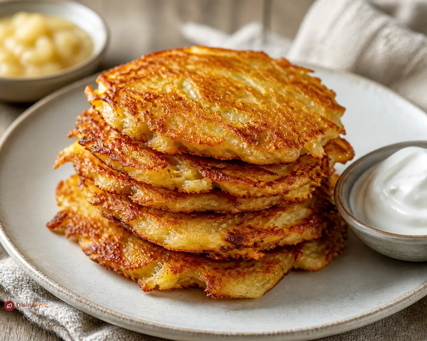 Crispy Potato Pancakes as a ready home dish