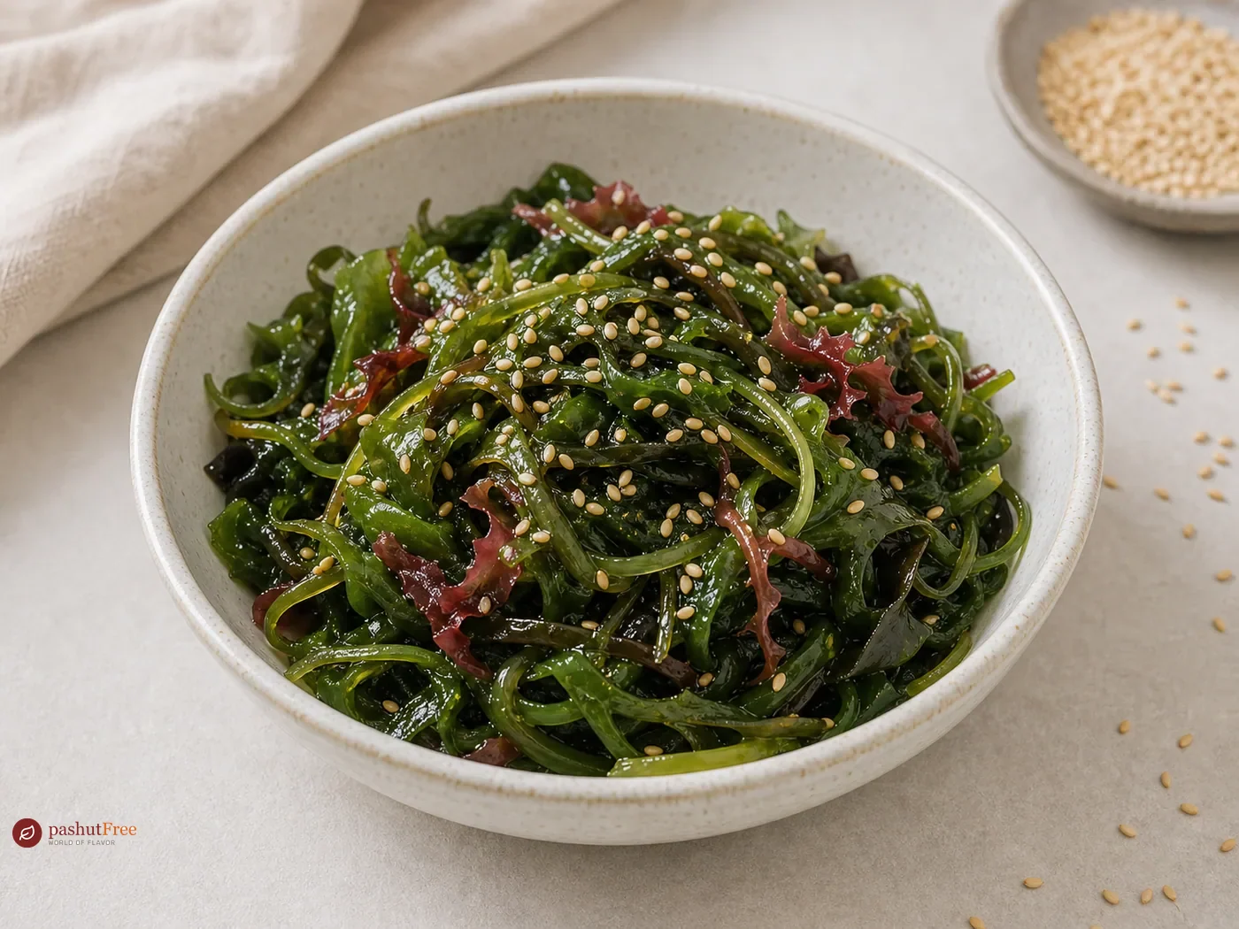 Seaweed Salad with Miso and Sesame Dressing