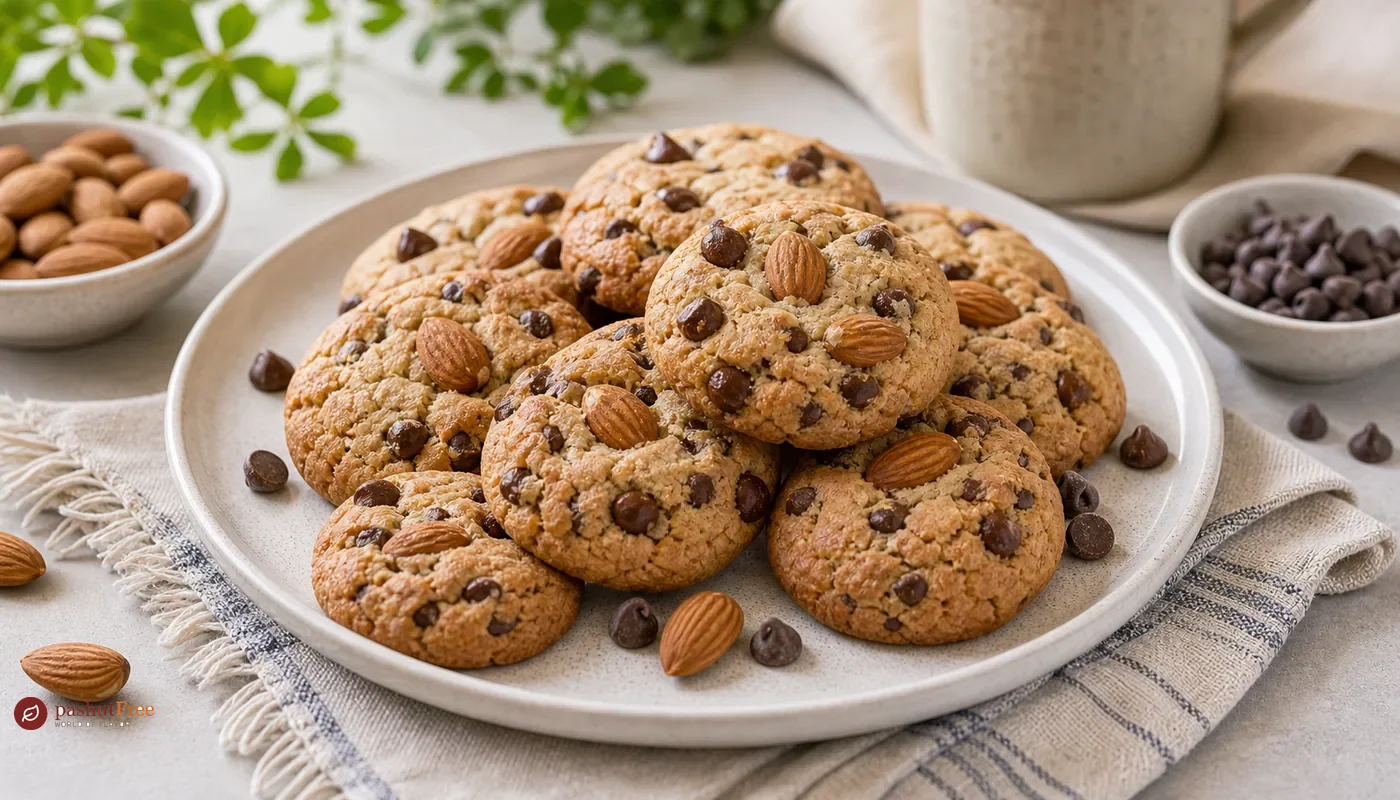 Almond Chocolate Chip Cookies