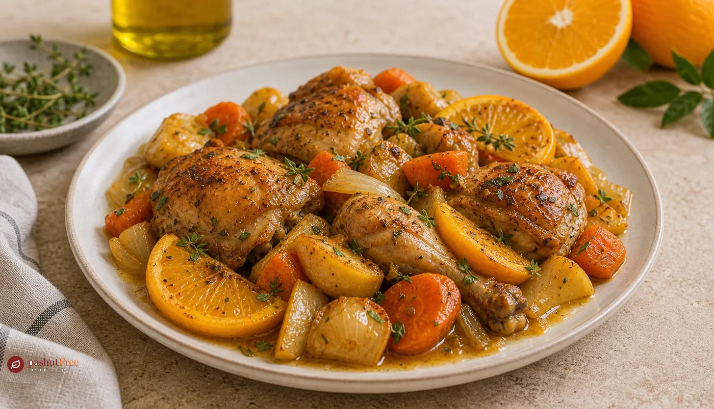 Chicken and Vegetable Stir-Fry with Orange