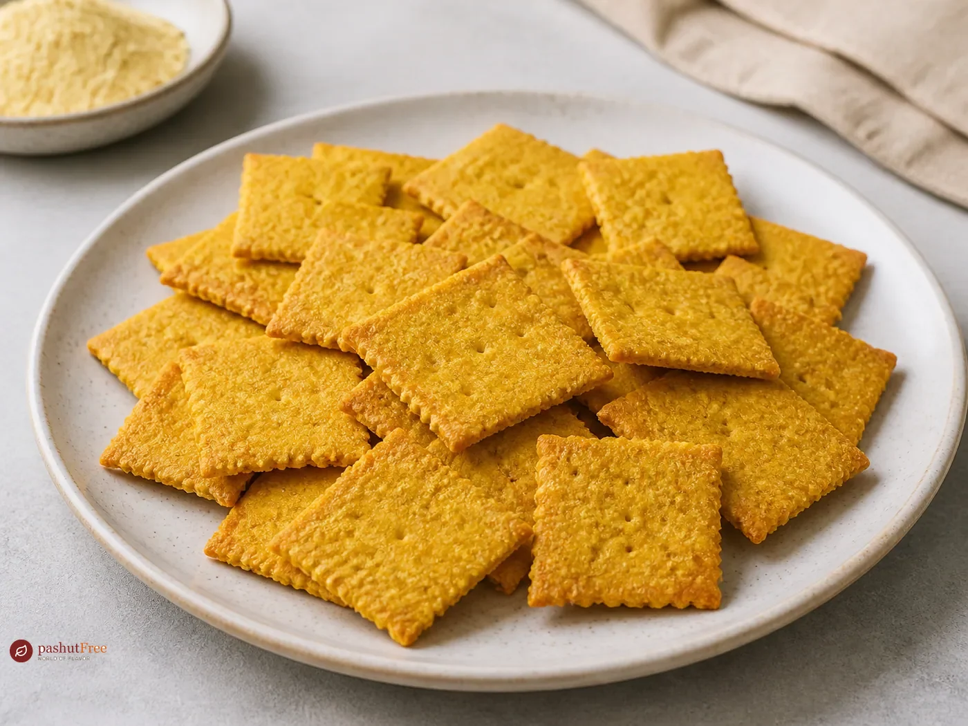 Crackers sin gluten ni lácteos