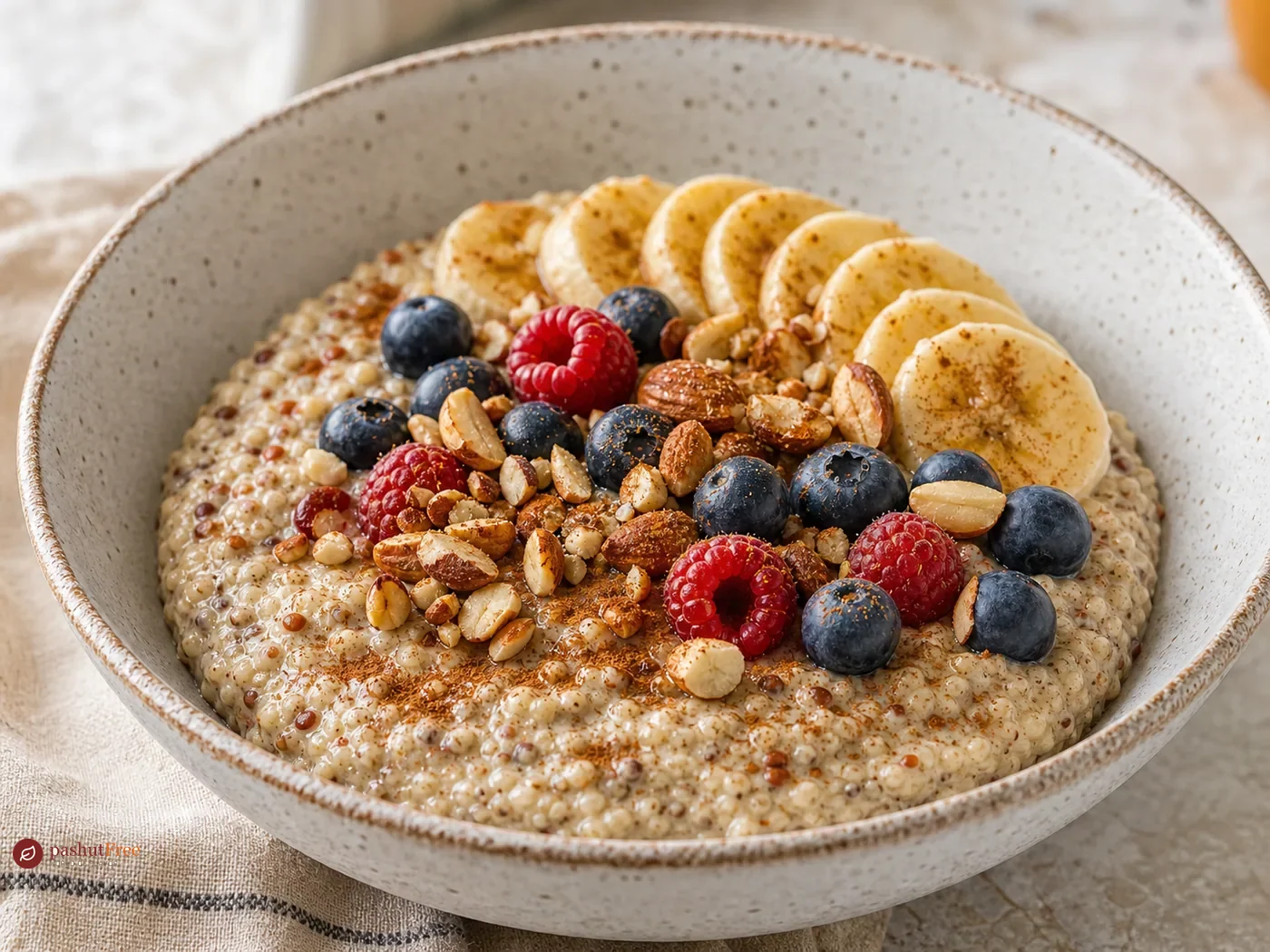 Gachas de desayuno sin cereales