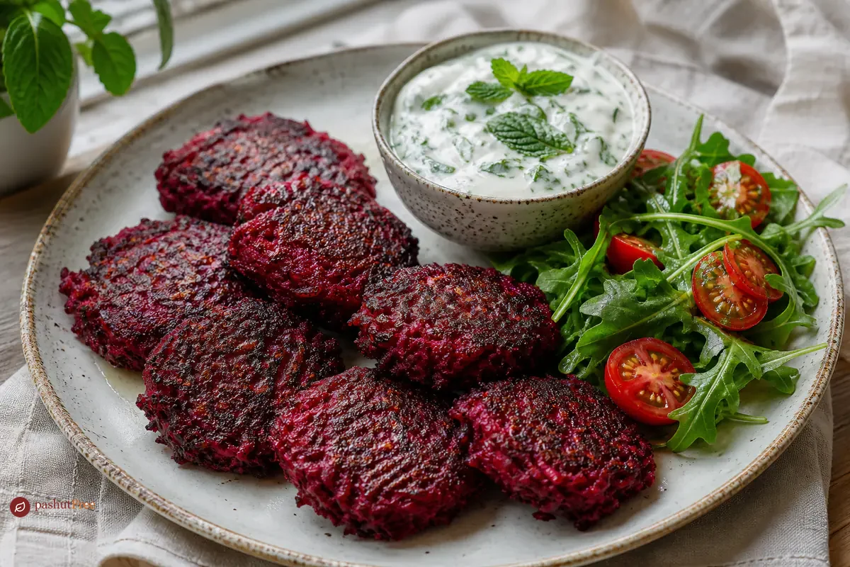 Latkes de remolacha