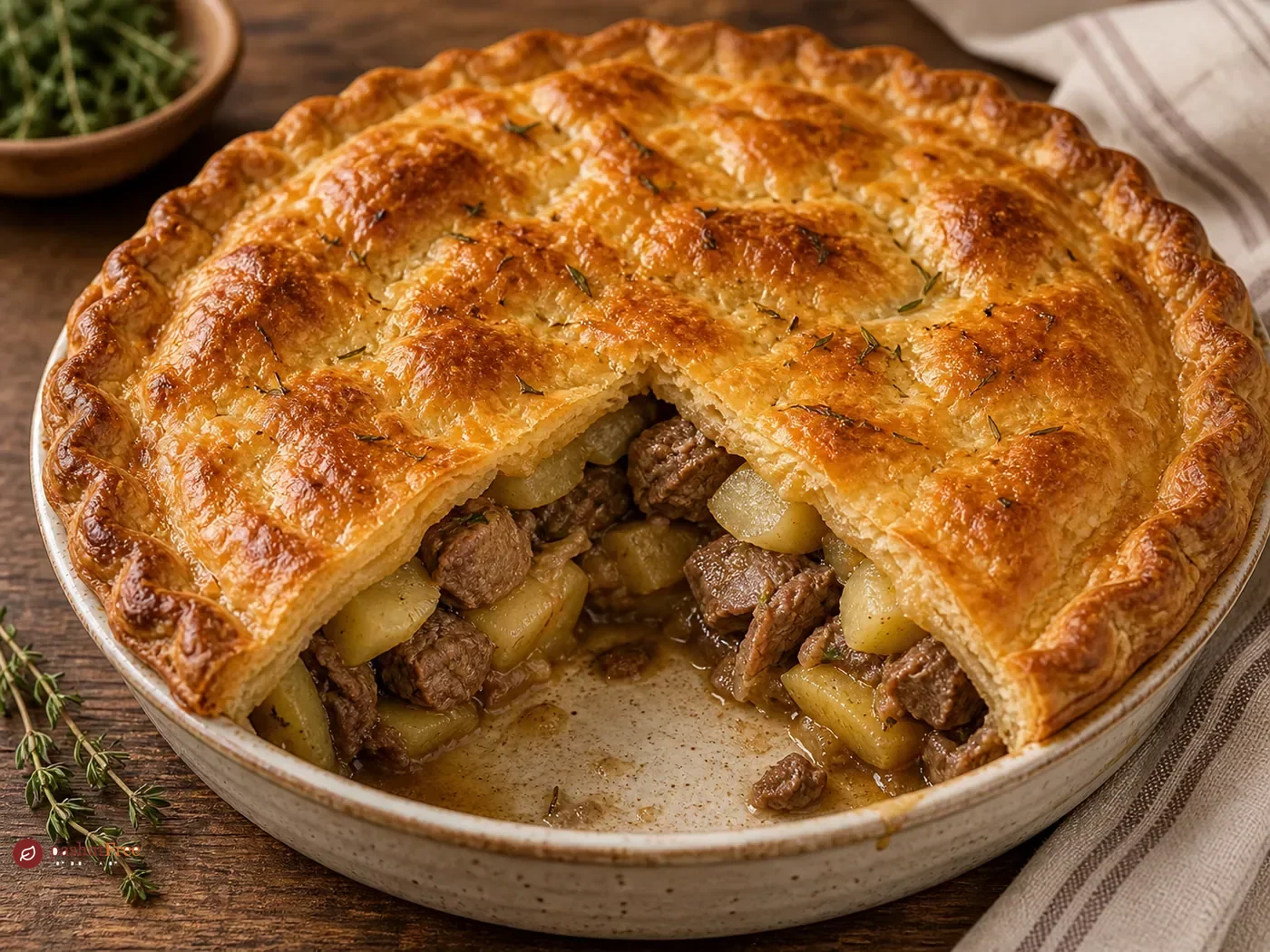 Lamb and Potato pie