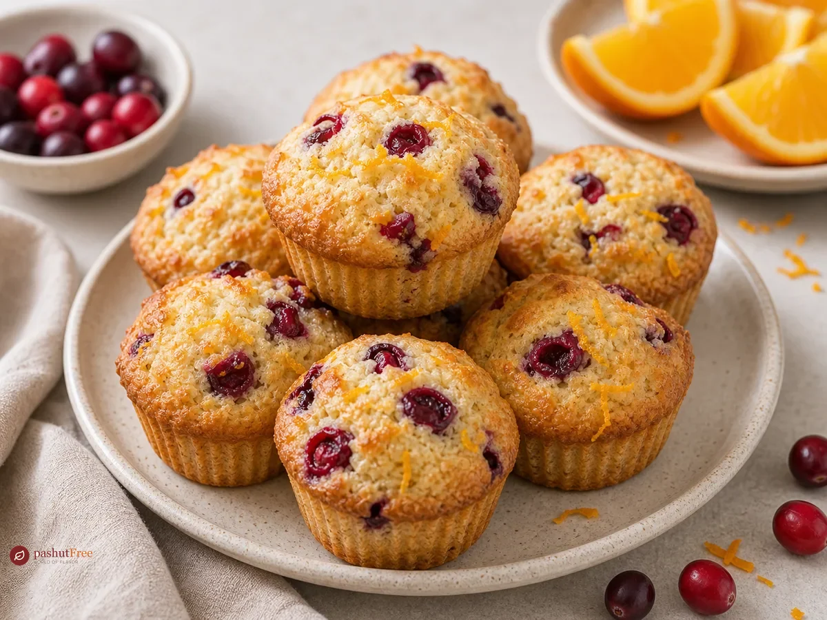 Gluten-Free Cranberry Orange Muffins