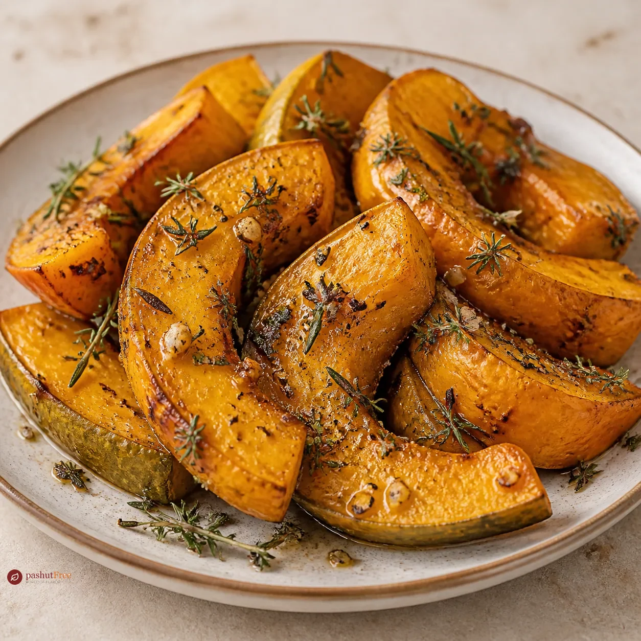 Richly Flavoured Roasted Pumpkin