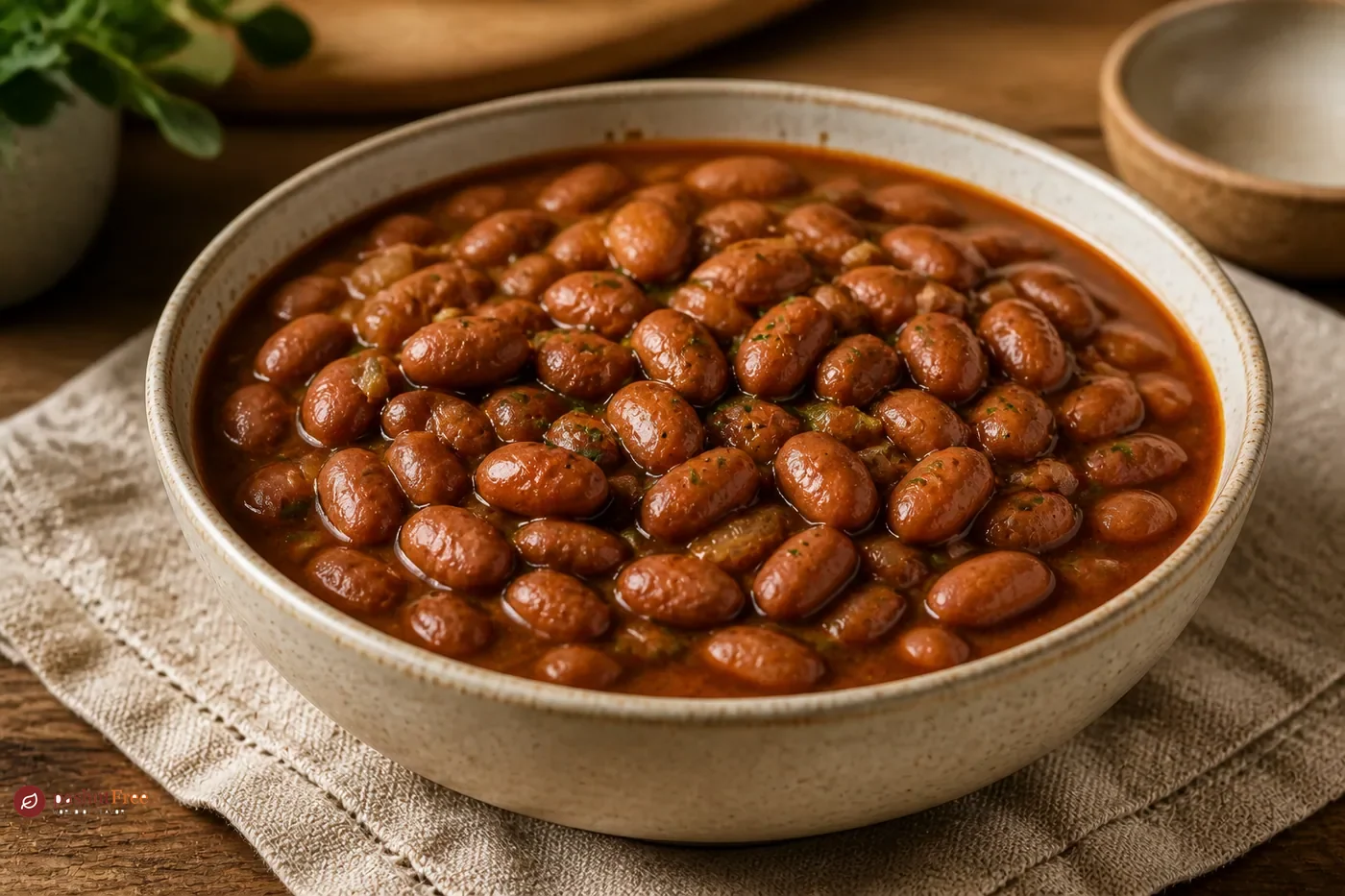 Finished homemade dish: Slow-Cooked Flavorful Pinto Beans