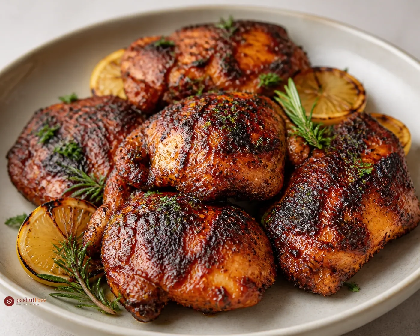 Pollo barbacoa ahumado y especiado