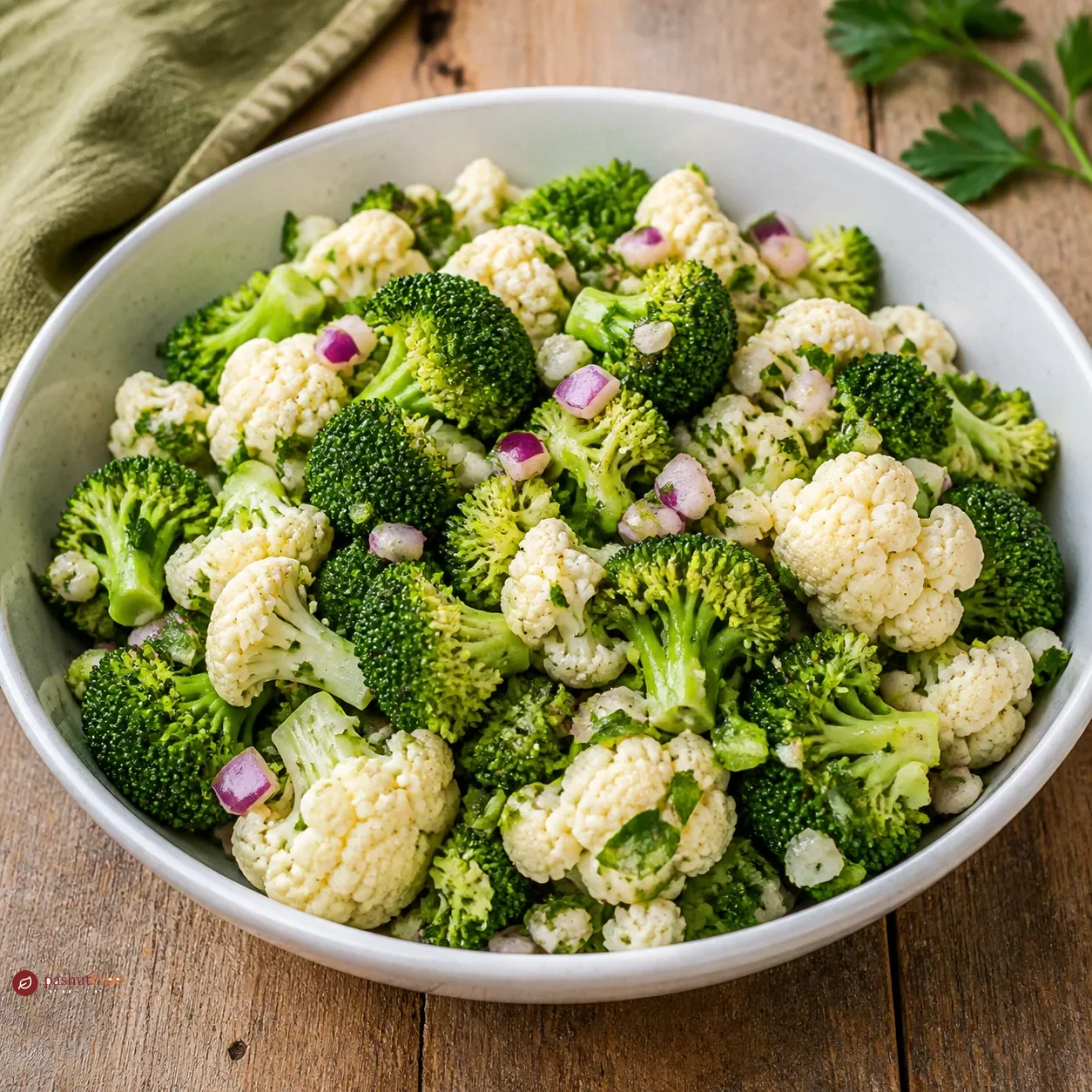 Ensalada de brócoli y coliflor
