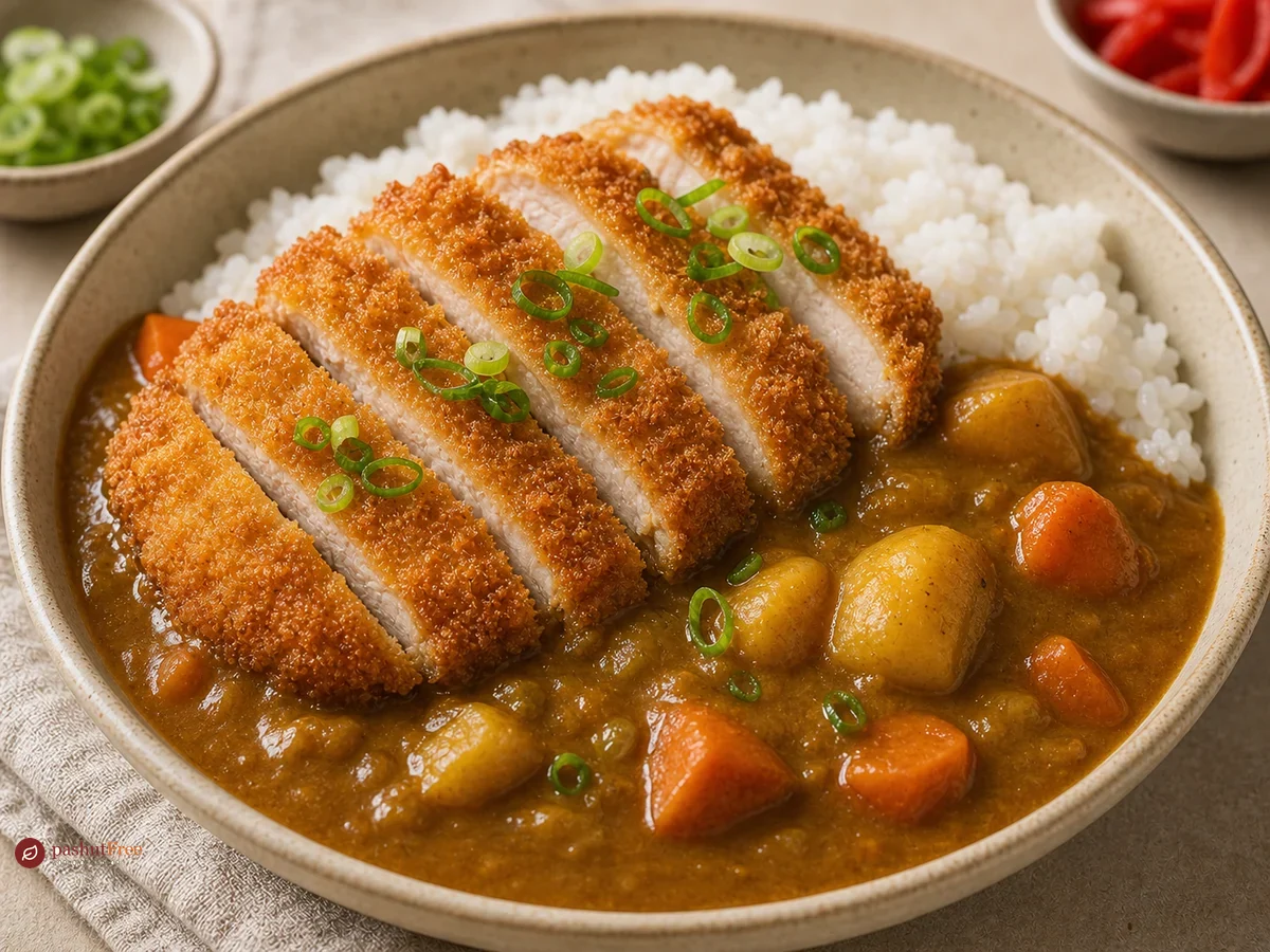 Curry katsu de pollo