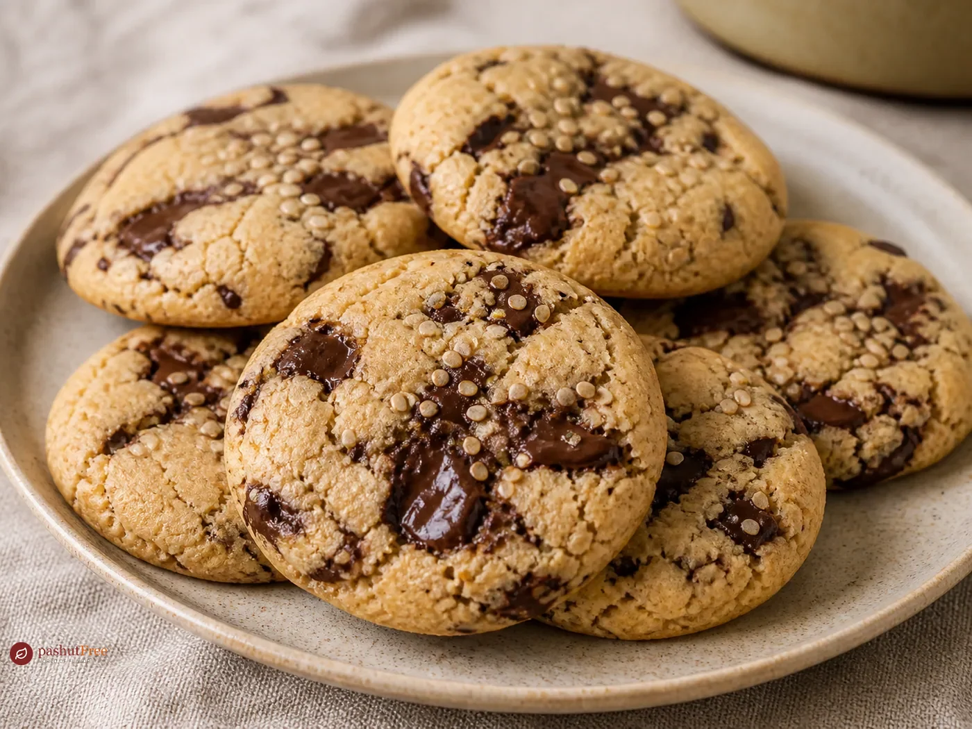 Soft Chocolate Tahini Biscuits