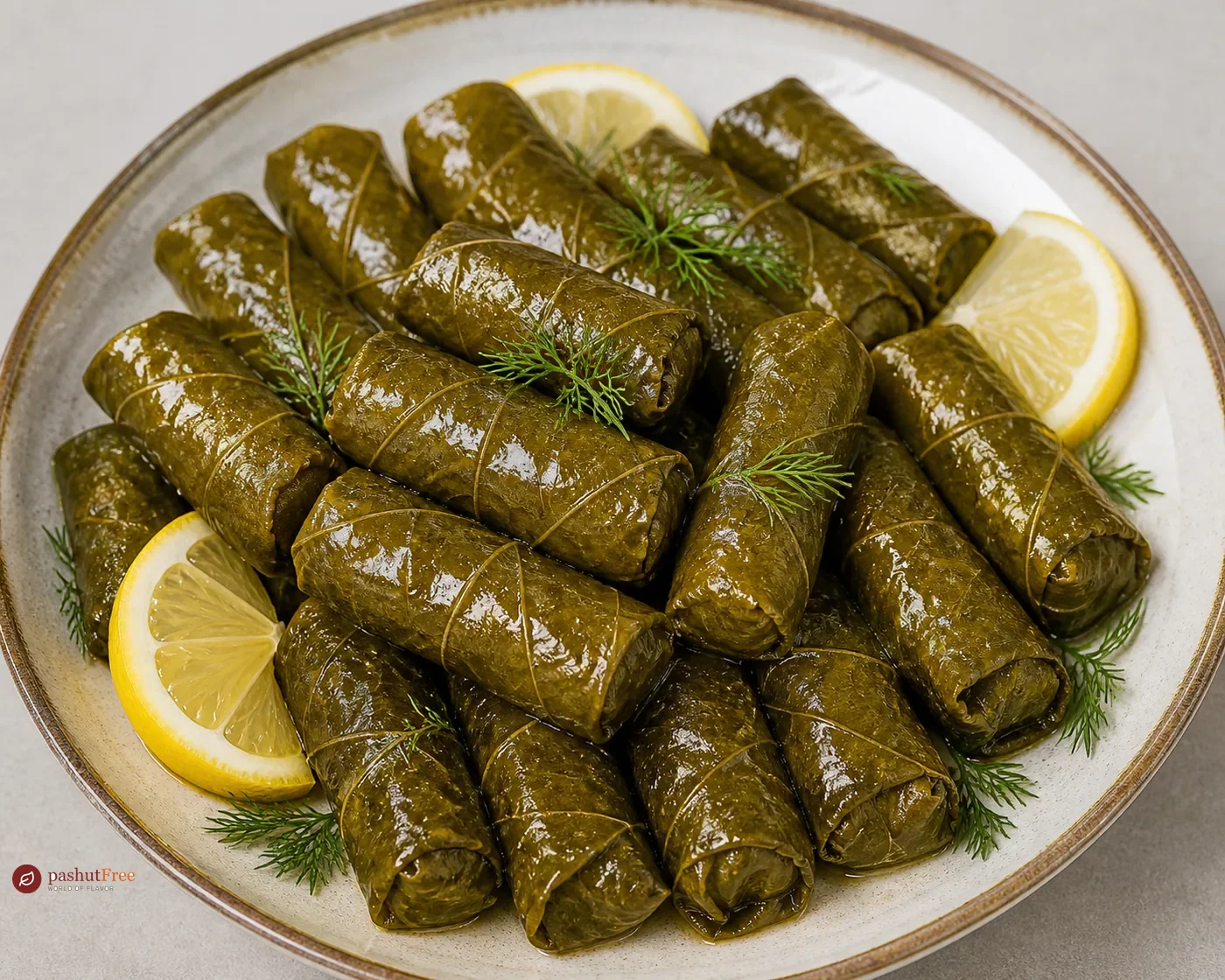 Dolma Japrak - Hojas de Parra Rellenas