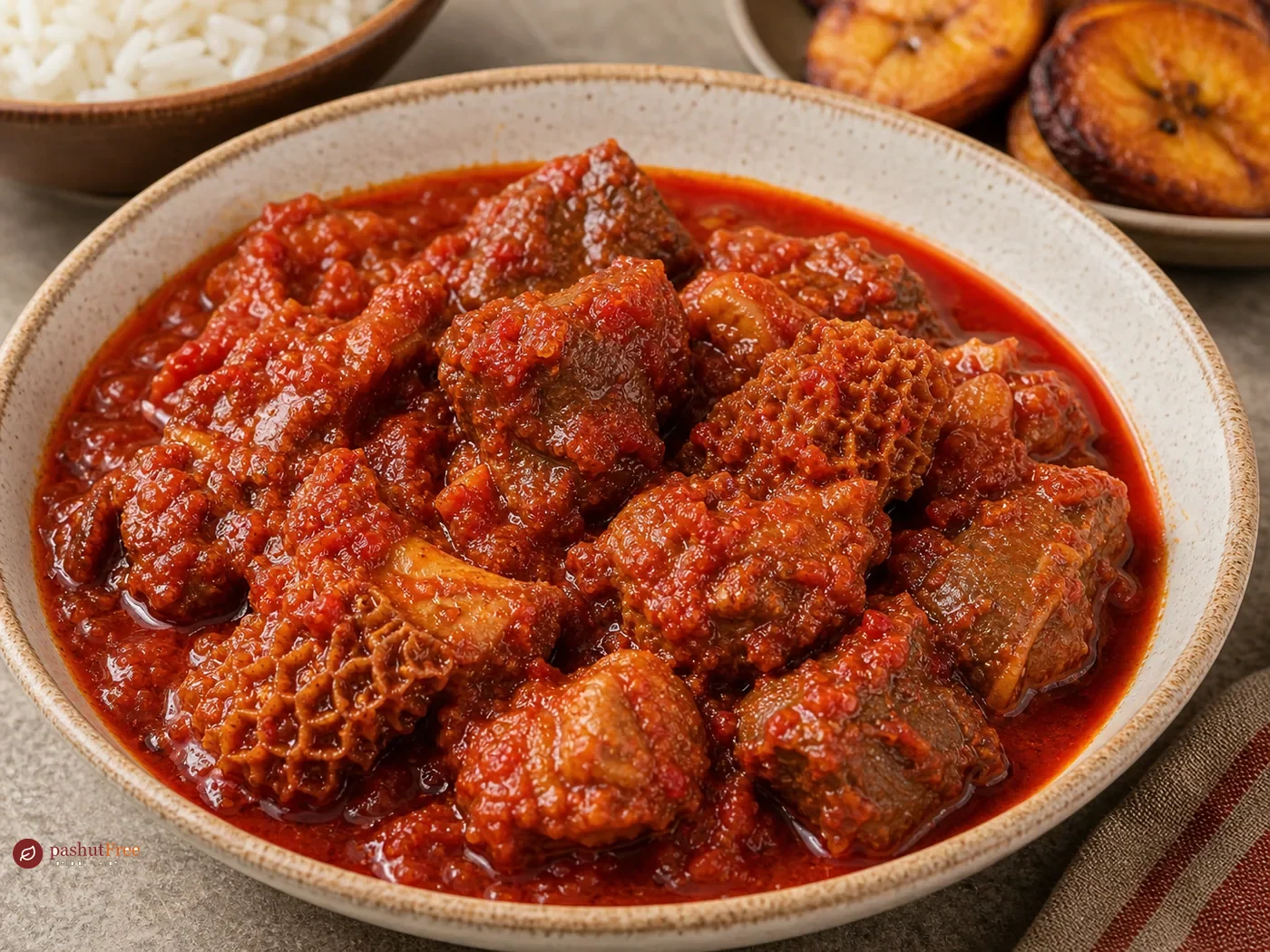Guiso frito nigeriano