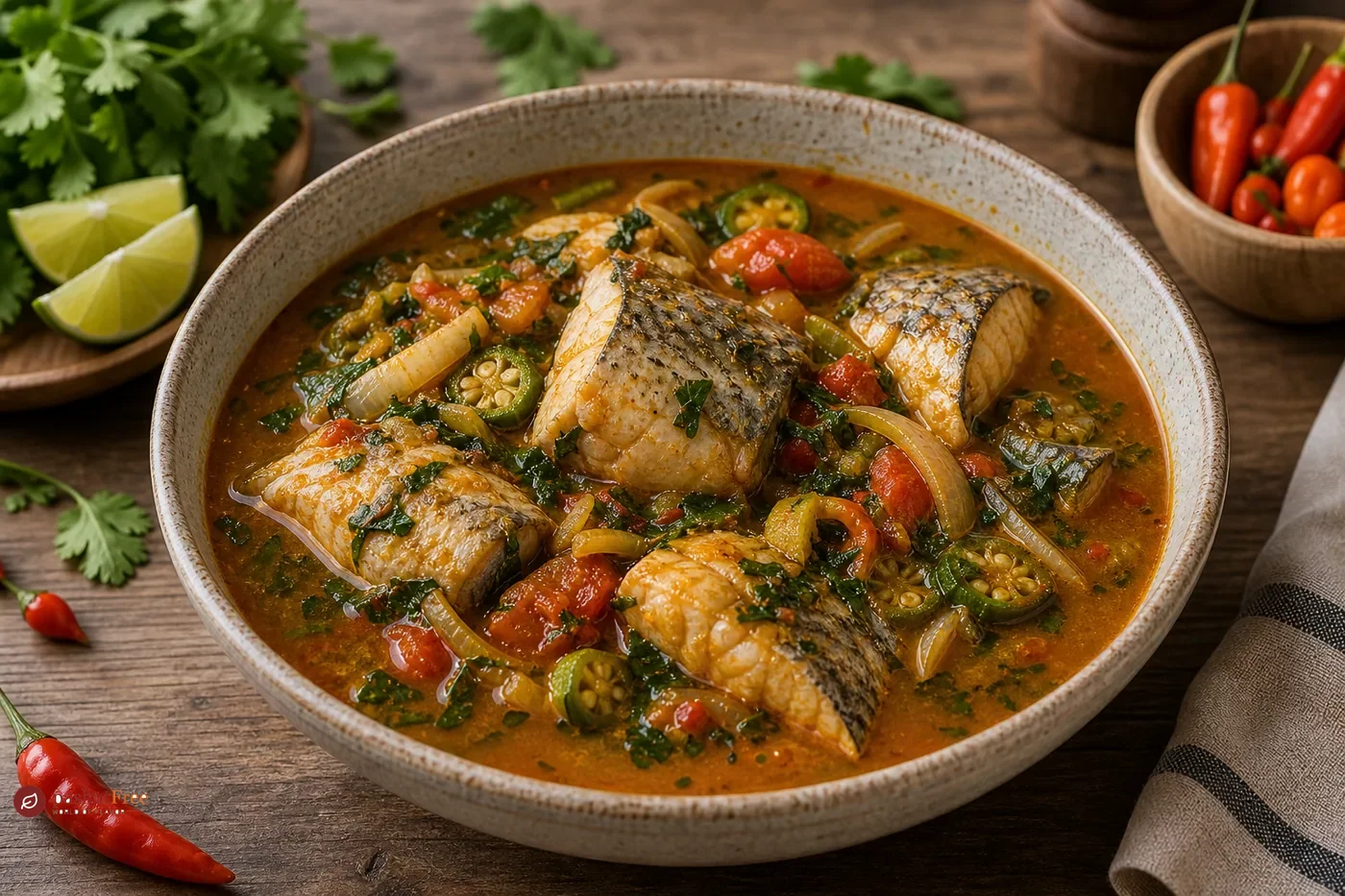 Spicy Cameroonian Fish Soup