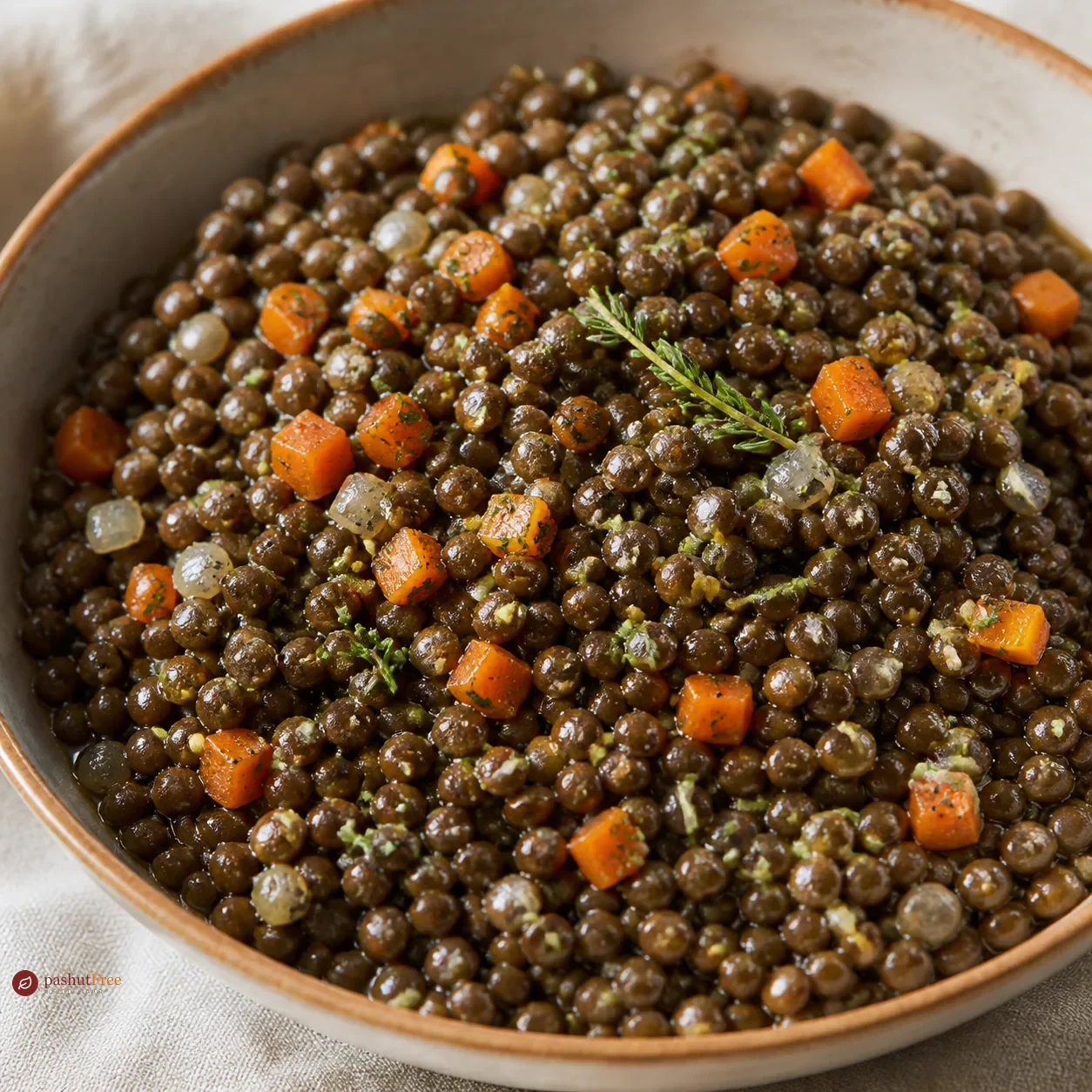 French Lentils With Garlic and Thyme